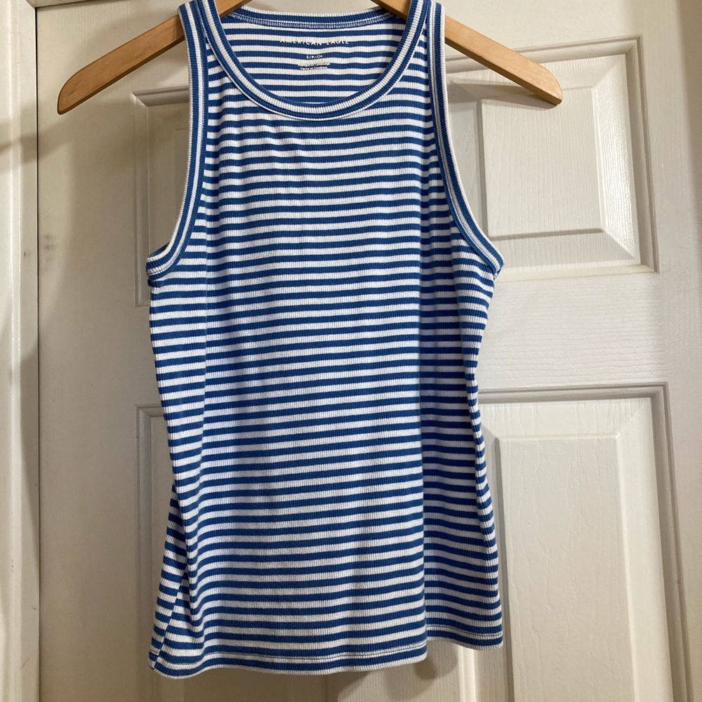 American 🦅 Eagle Striped Tank Top